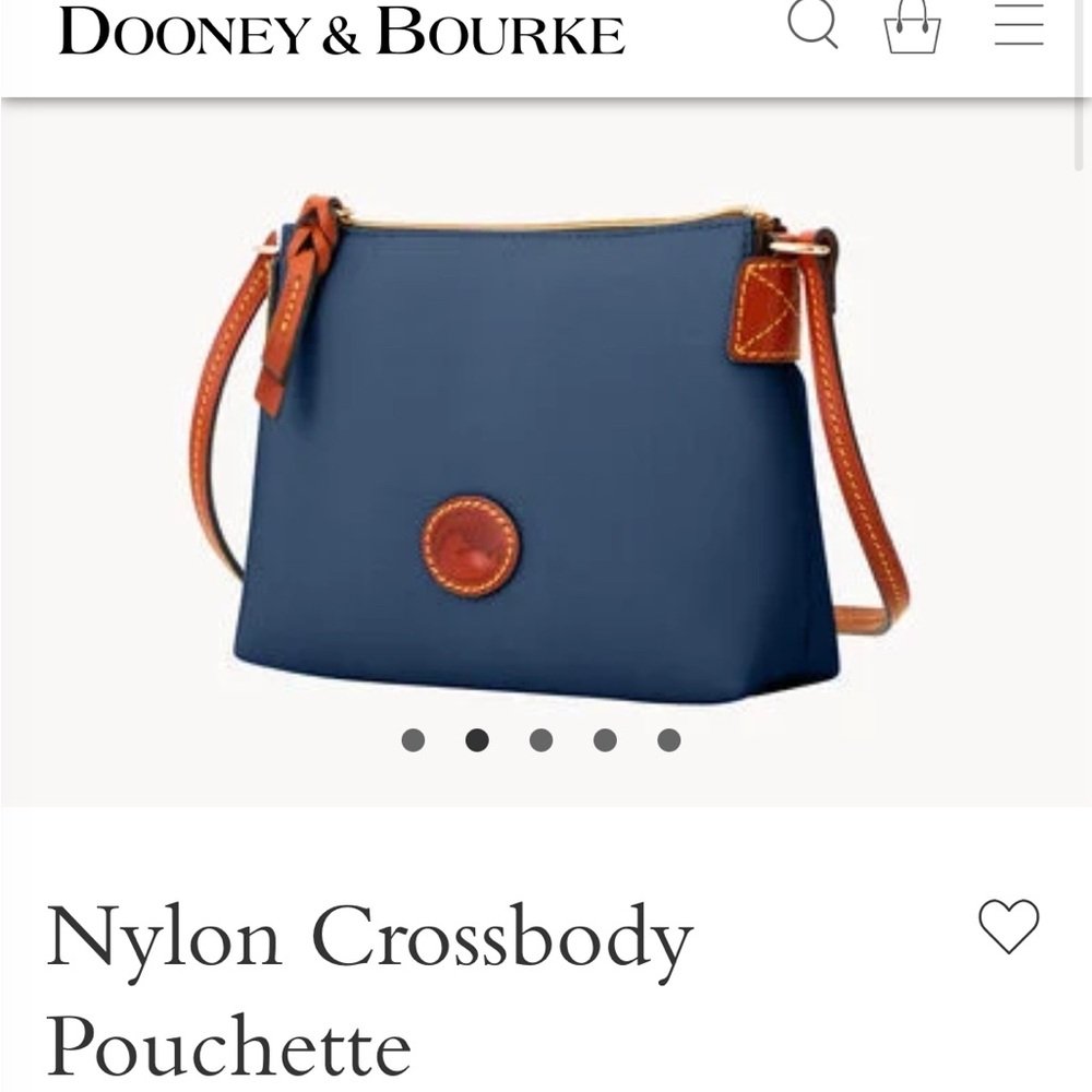 Dooney & Bourke Nylon Crossbody Pouchette -navy